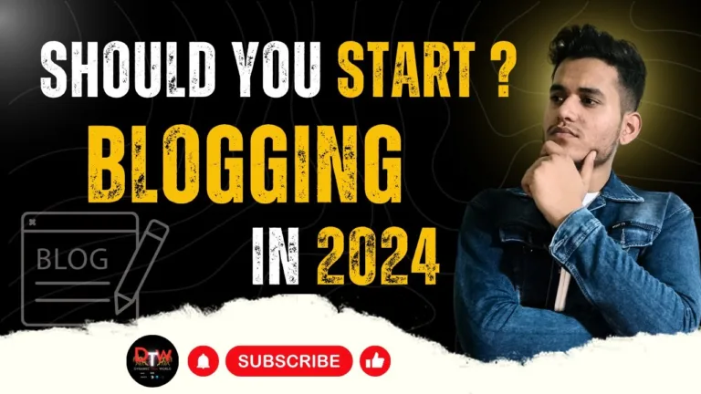 Start blogging in 2024