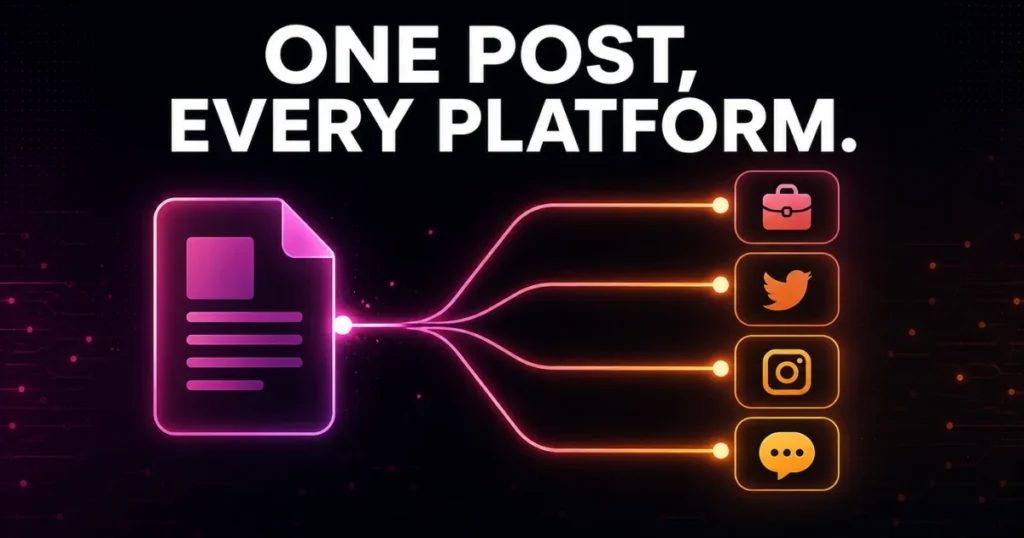 Multi-Platform Social Media Repurposing Pipeline