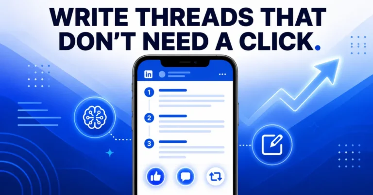 Zero-Click LinkedIn Technical Thread Prompt