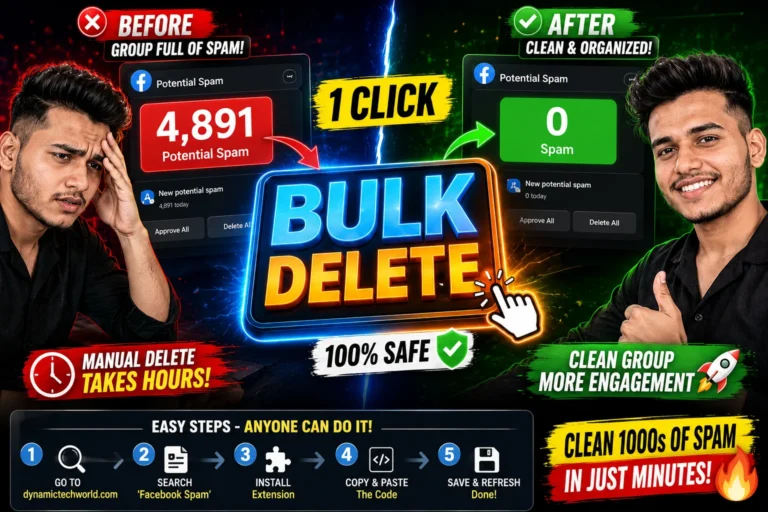 How to Bulk Delete Facebook Group Spam in Minutes! (2026 Tutorial)